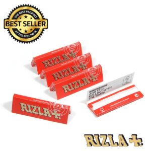 Rizla |Red Regular Rolling Papers | Bundle of 5