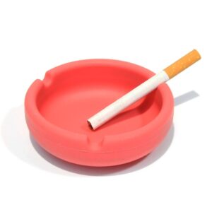 Silicone Cigarette Ashtray | Coral Pink