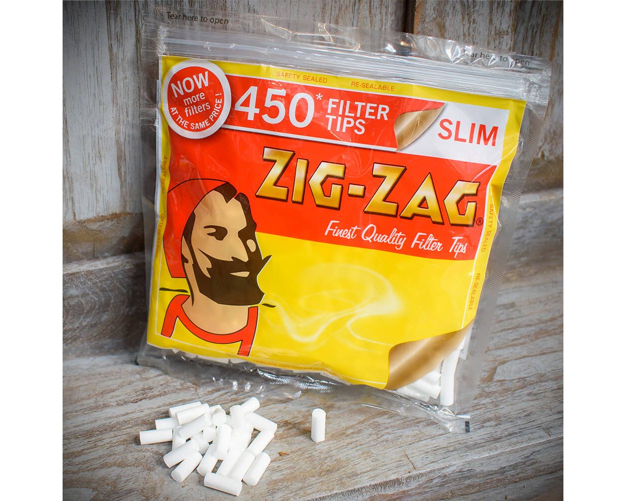 Zig Zag | Slim Filters | Bag 450 Tips